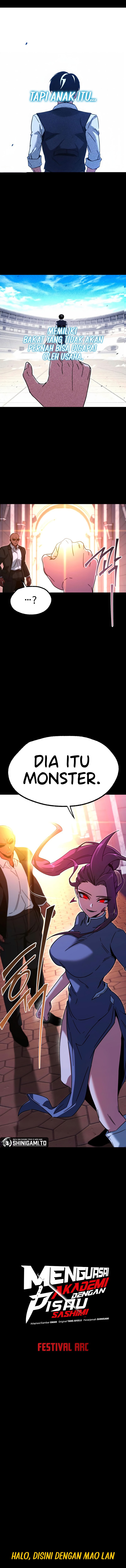Halaman 5 dari I Took over The Academy With a Single Sashimi Knife Chapter 59