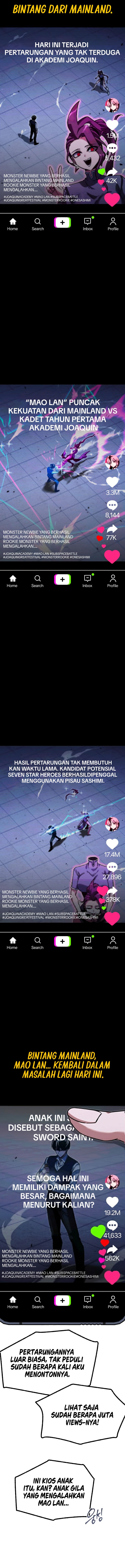 Halaman 6 dari I Took over The Academy With a Single Sashimi Knife Chapter 59
