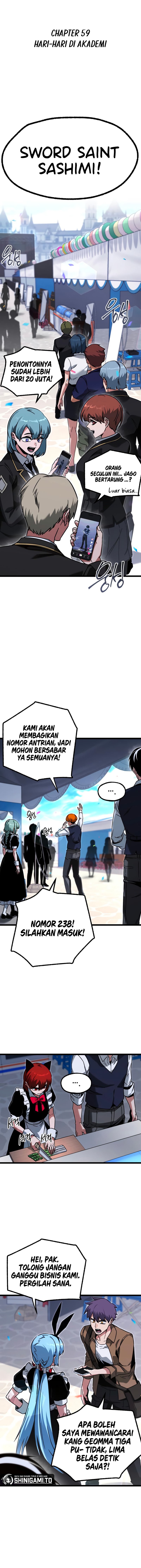 Halaman 7 dari I Took over The Academy With a Single Sashimi Knife Chapter 59