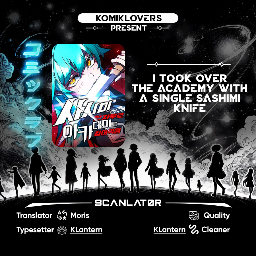 Halaman 1 dari I Took over The Academy With a Single Sashimi Knife Chapter 6
