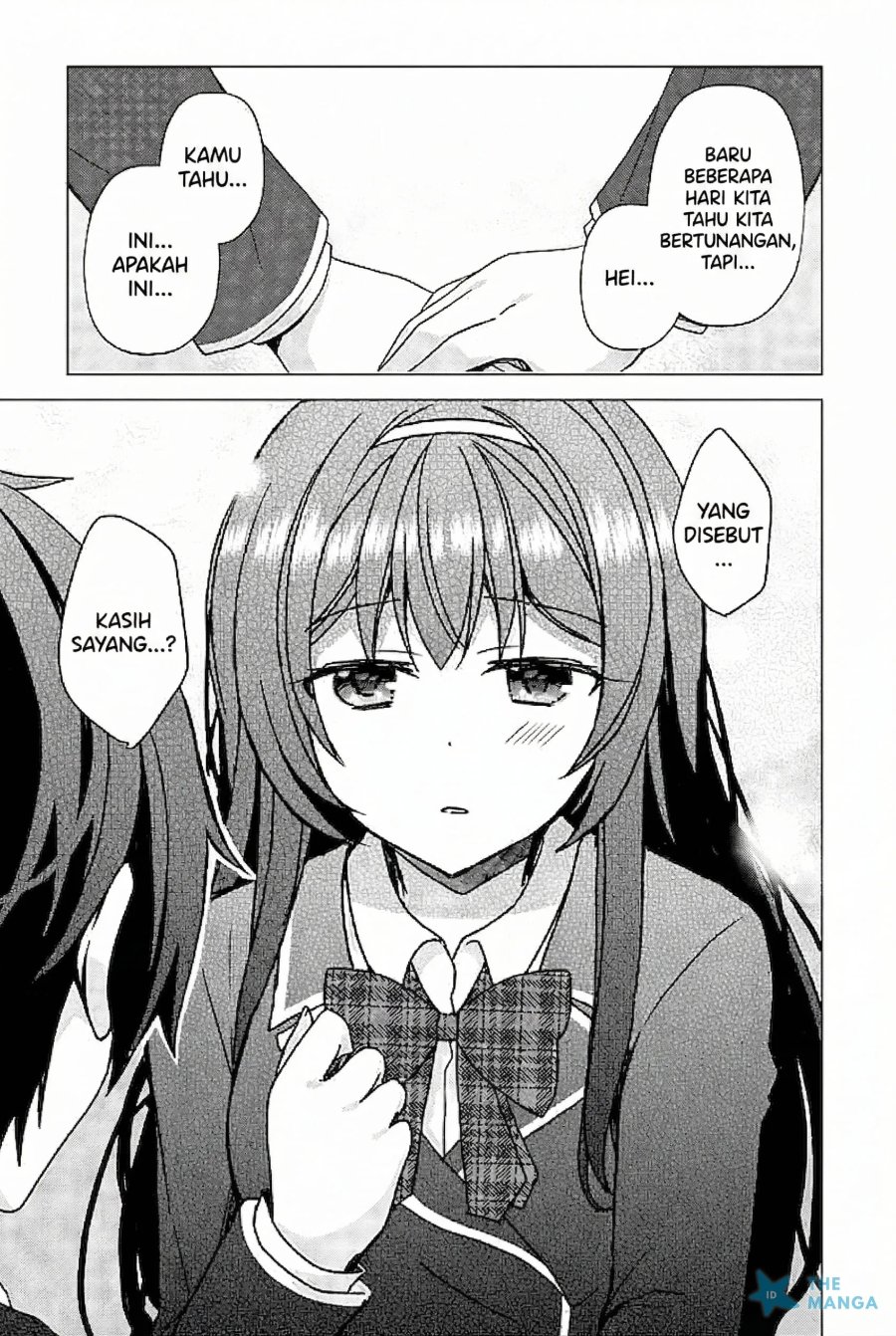 Iinazuke ga Dekita to Omottara, Sono Iinazuke ga Gakkou de Yuumei na chapter 9 halaman 10