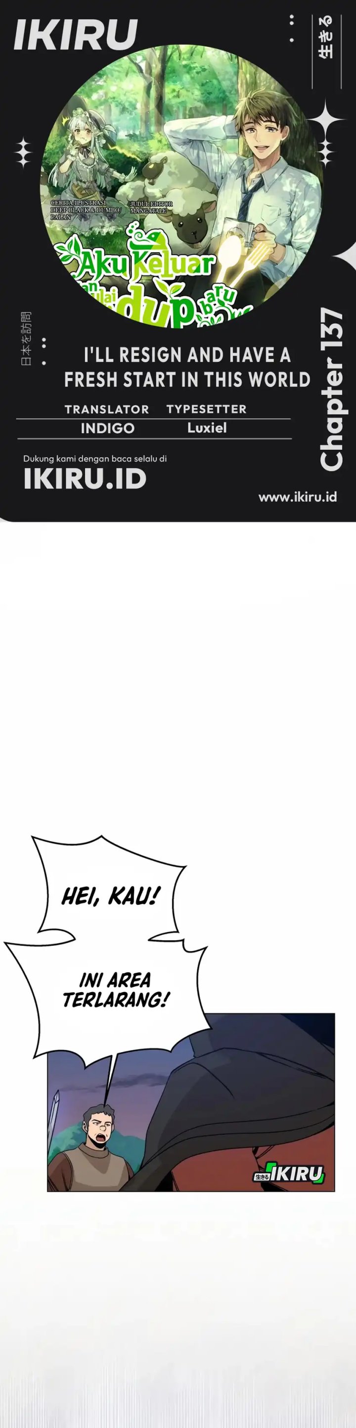 Halaman 1 dari Resigning and Healing in Another World Chapter 137