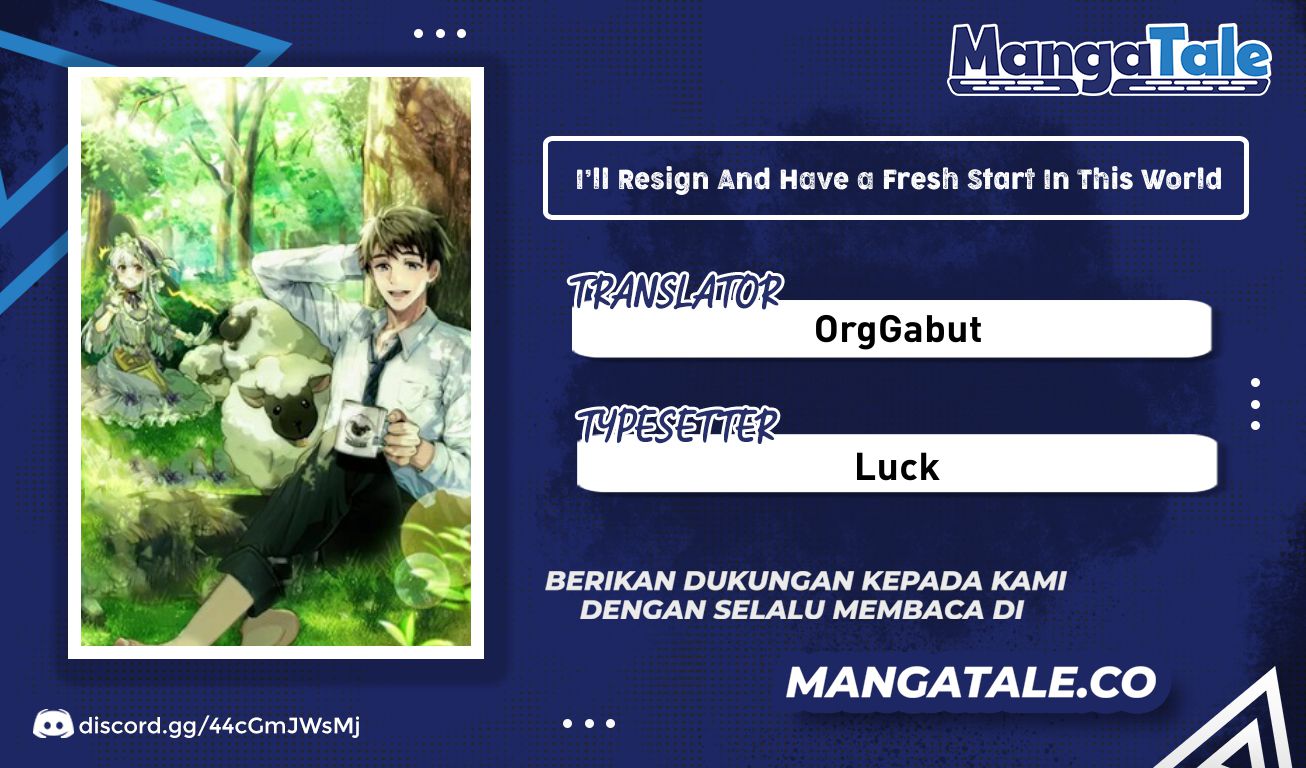 Halaman 1 dari Resigning and Healing in Another World Chapter 8