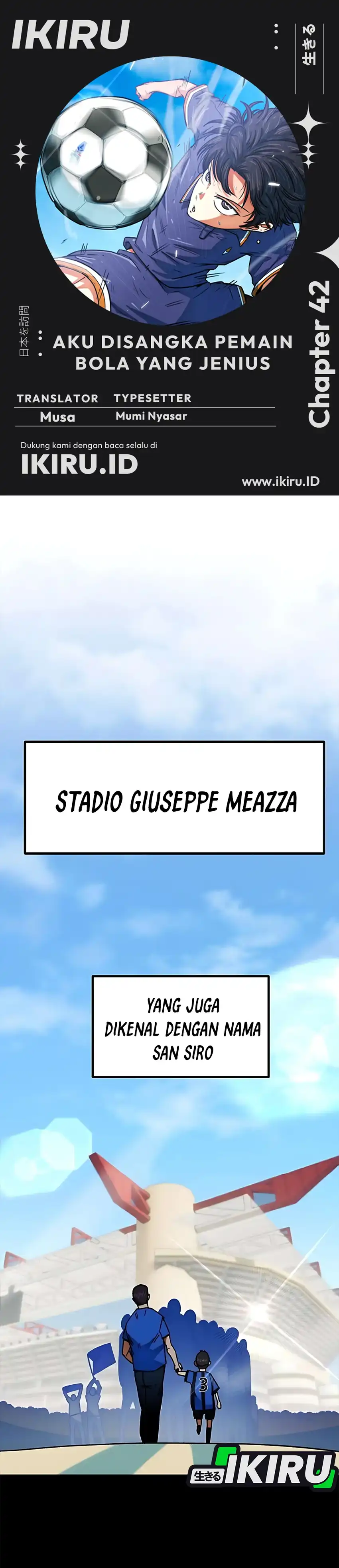 Halaman 1 dari I'm Not a Soccer Genius! Chapter 42