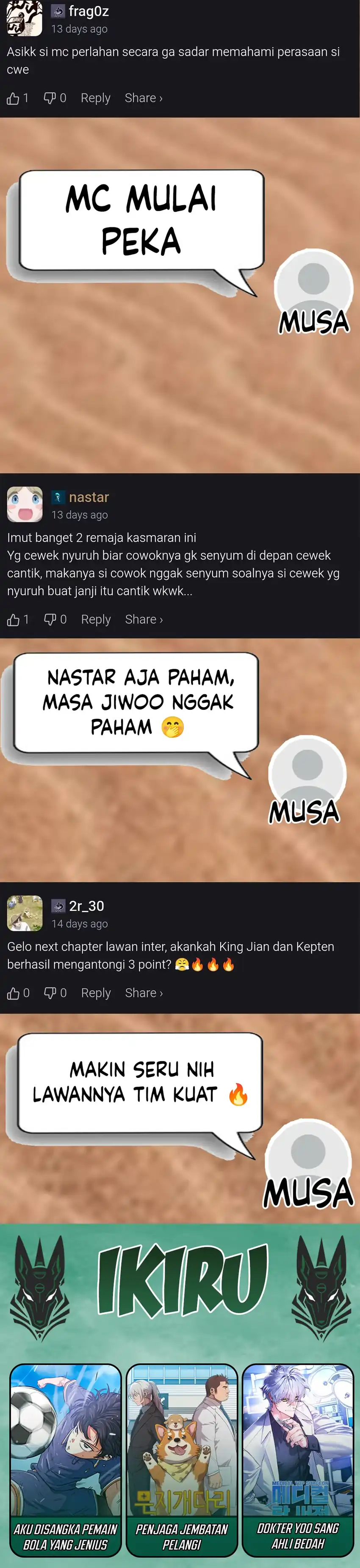 Halaman 60 dari I'm Not a Soccer Genius! Chapter 43