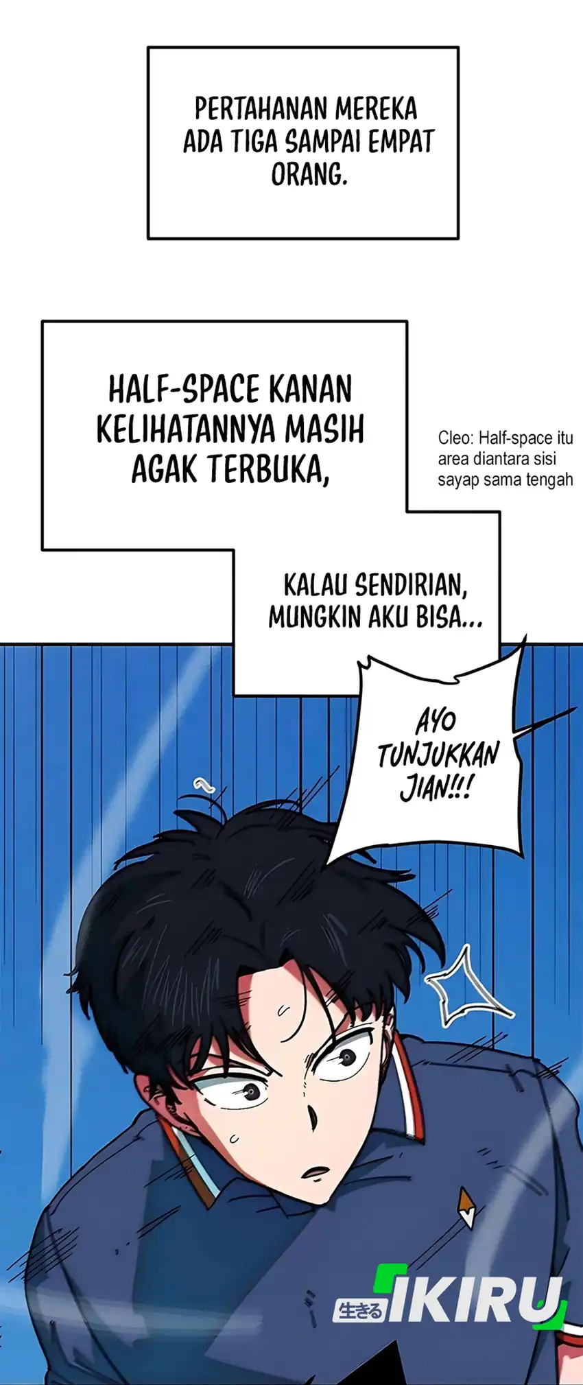 Halaman 42 dari I'm Not a Soccer Genius! Chapter 58