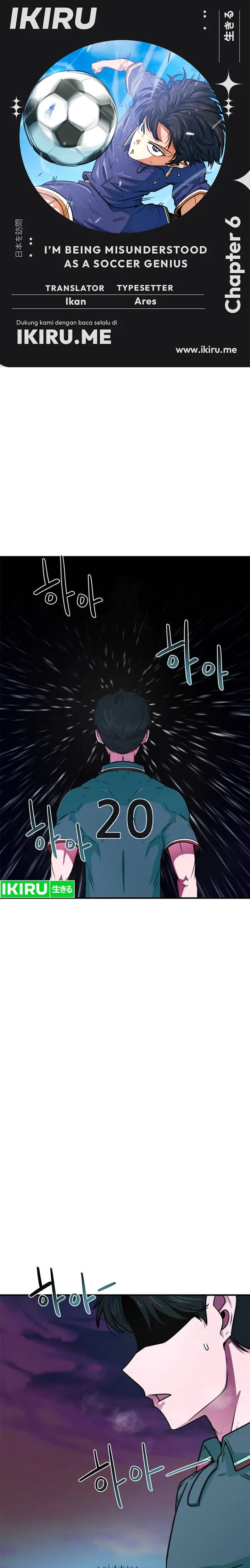 Halaman 1 dari I'm Not a Soccer Genius! Chapter 6