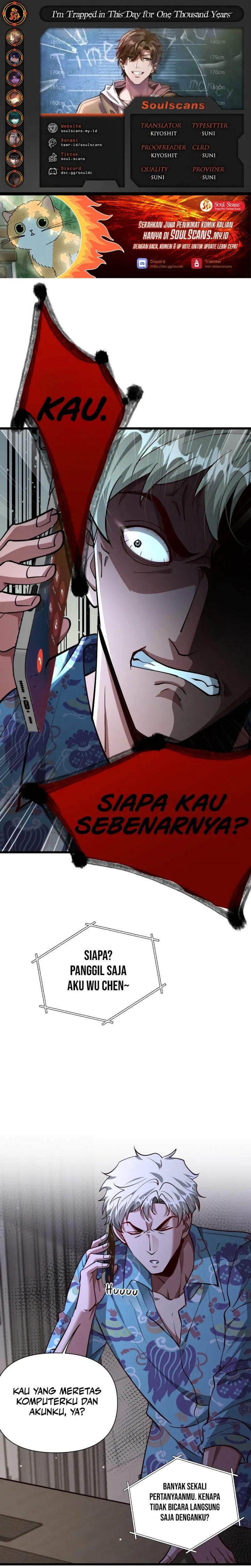 Halaman 1 dari I’m Trapped in This Day for One Thousand Years Chapter 198