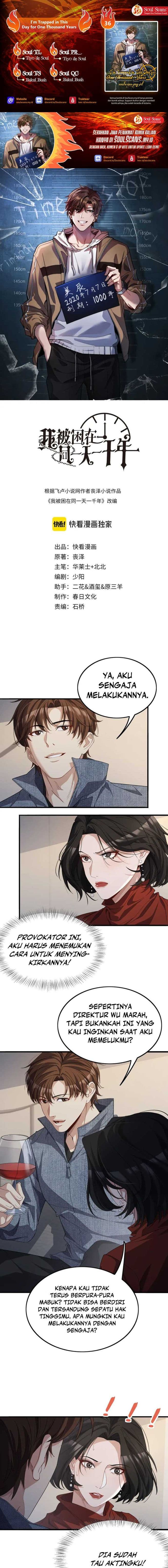 Halaman 1 dari I’m Trapped in This Day for One Thousand Years Chapter 36