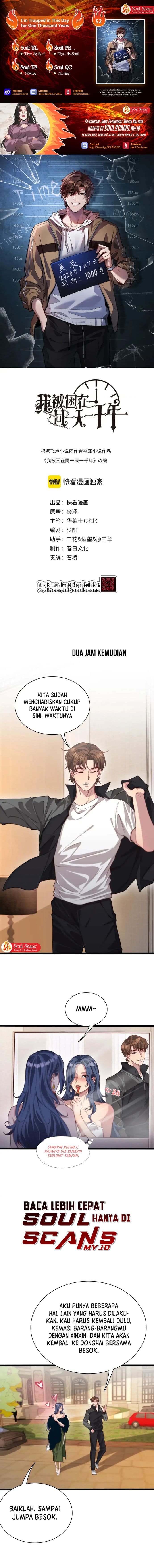 Halaman 1 dari I’m Trapped in This Day for One Thousand Years Chapter 52