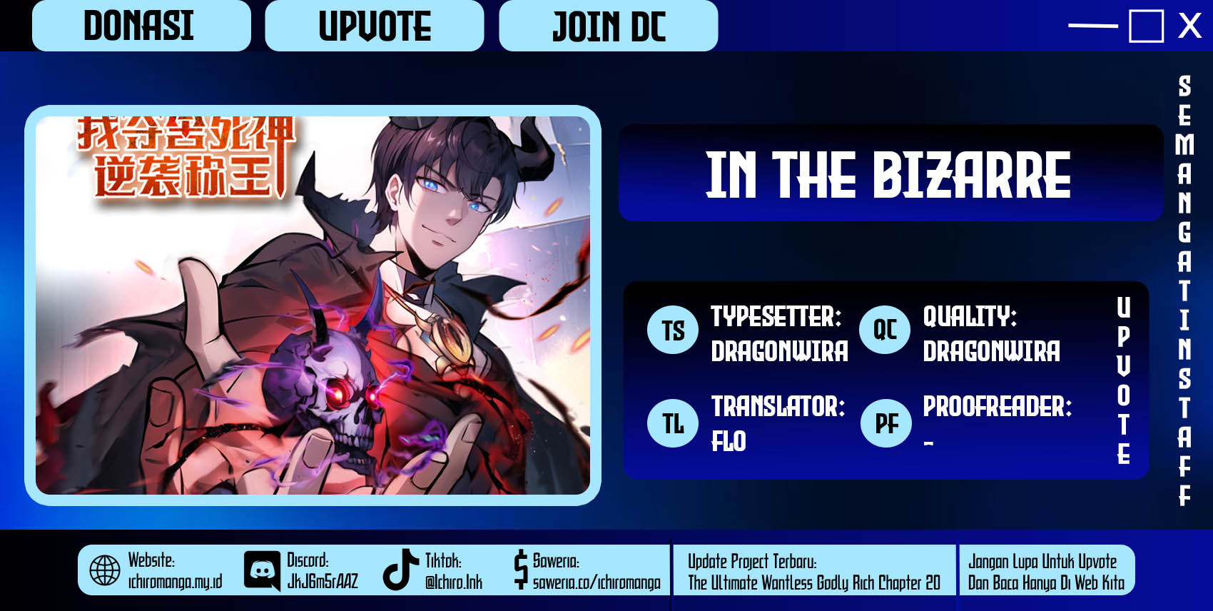 Halaman 1 dari In the Bizarre Invasion, I Took Over the Body of the God of Death and Became the King Chapter 4
