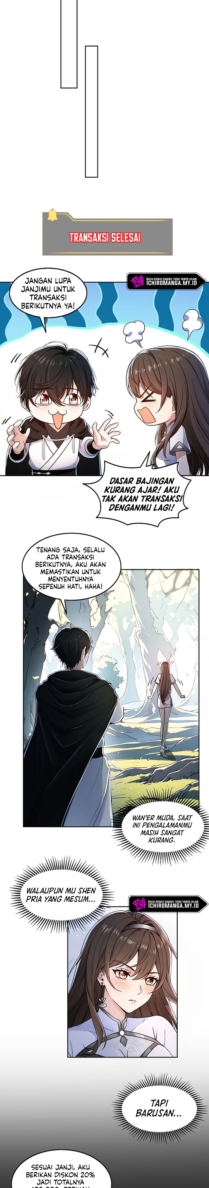 Halaman 10 dari In the Bizarre Invasion, I Took Over the Body of the God of Death and Became the King Chapter 4