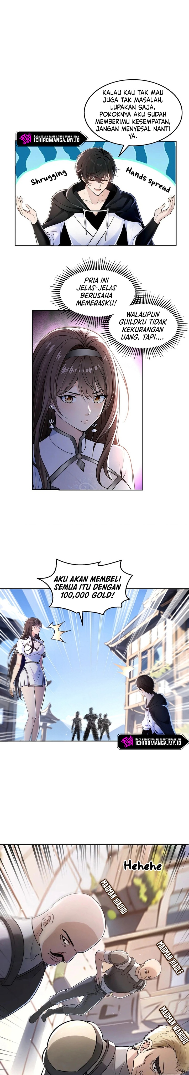 Halaman 5 dari In the Bizarre Invasion, I Took Over the Body of the God of Death and Became the King Chapter 4