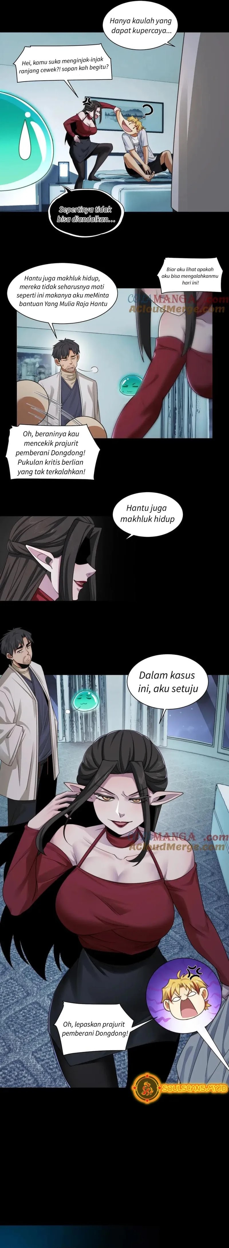 Halaman 3 dari In the Face of Mental Illness Ghosts Are Nothing Chapter 100