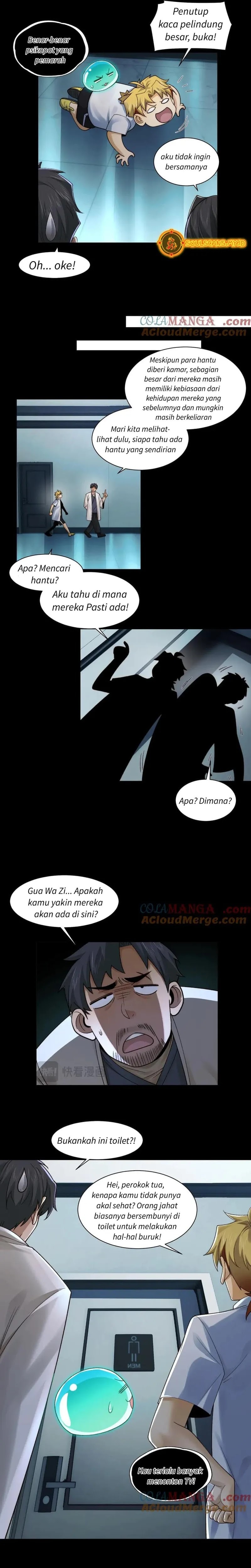 Halaman 5 dari In the Face of Mental Illness Ghosts Are Nothing Chapter 100