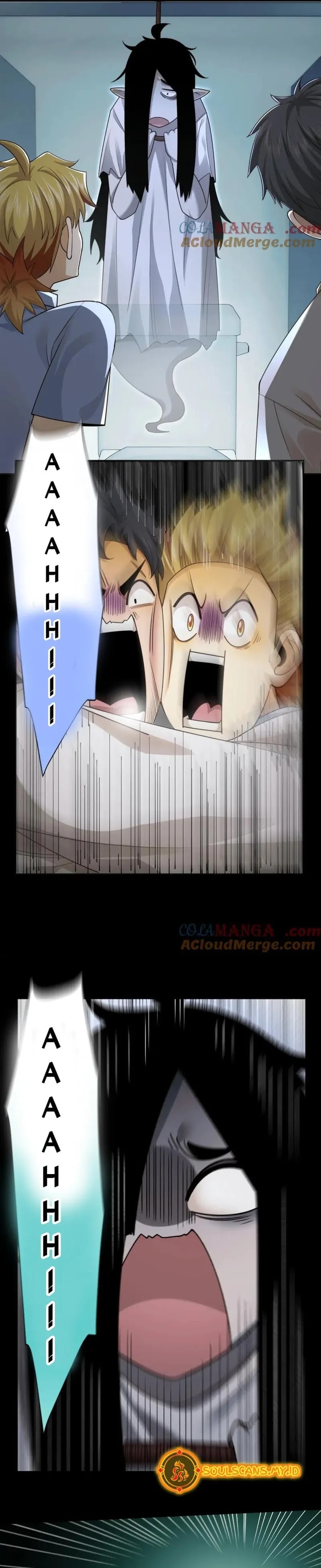 Halaman 8 dari In the Face of Mental Illness Ghosts Are Nothing Chapter 100