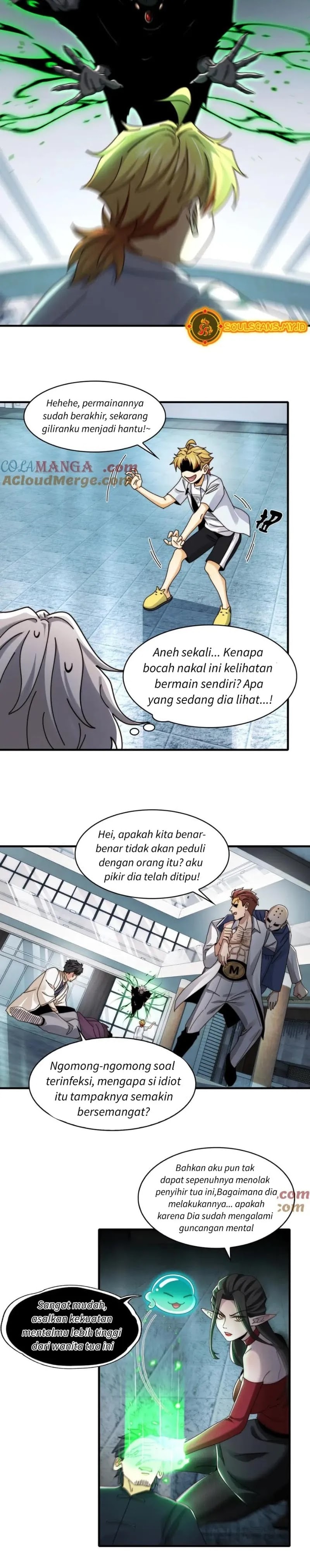 Halaman 4 dari In the Face of Mental Illness Ghosts Are Nothing Chapter 109