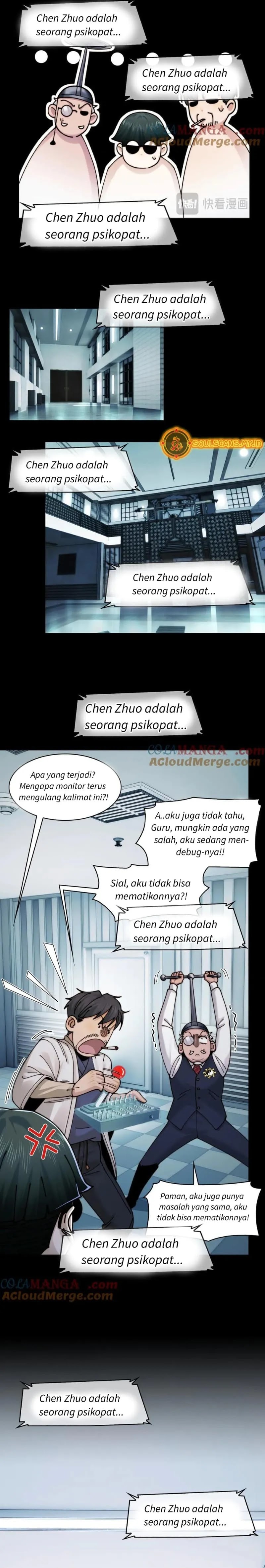 Halaman 5 dari In the Face of Mental Illness Ghosts Are Nothing Chapter 113