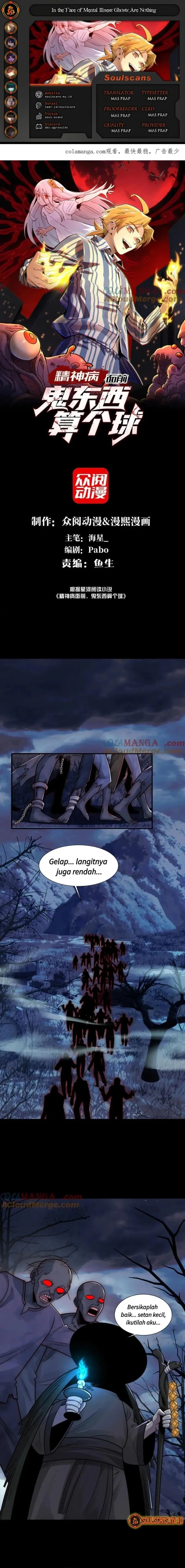Halaman 1 dari In the Face of Mental Illness Ghosts Are Nothing Chapter 119