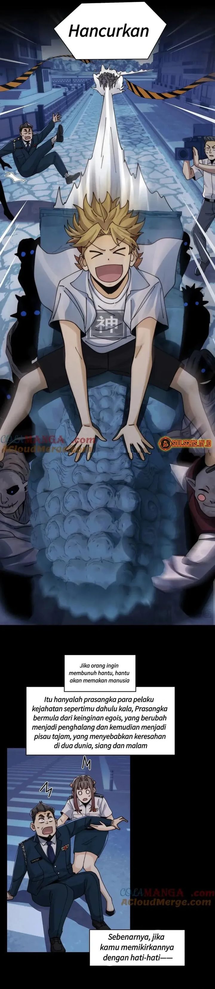 Halaman 16 dari In the Face of Mental Illness Ghosts Are Nothing Chapter 132