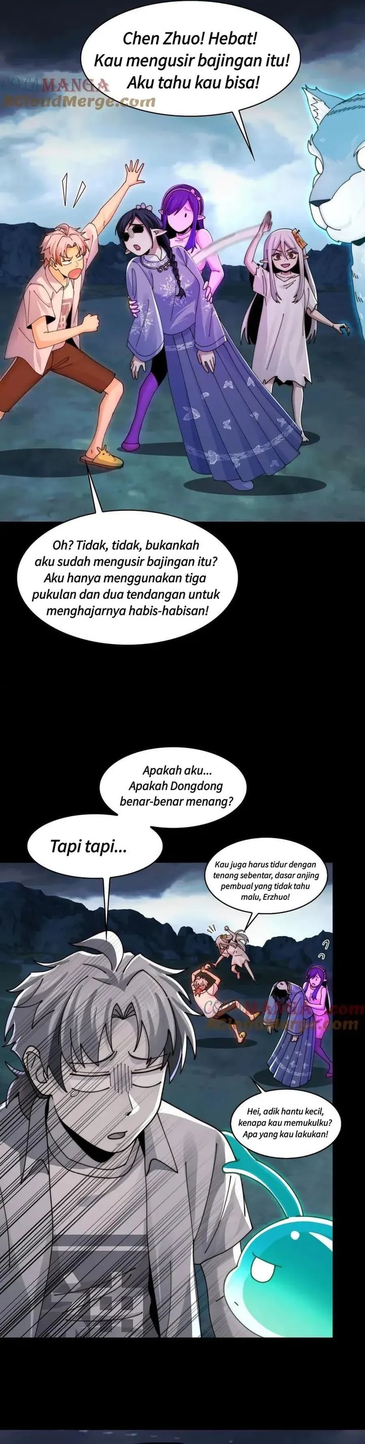 Halaman 4 dari In the Face of Mental Illness Ghosts Are Nothing Chapter 132