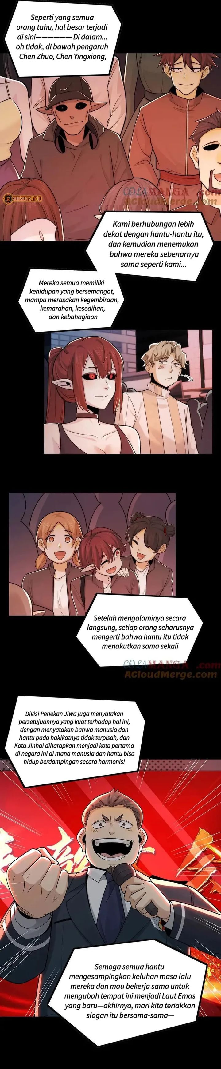 Halaman 10 dari In the Face of Mental Illness Ghosts Are Nothing Chapter 133