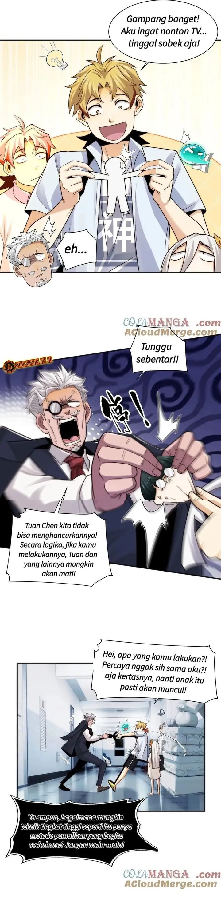 Halaman 7 dari In the Face of Mental Illness Ghosts Are Nothing Chapter 133