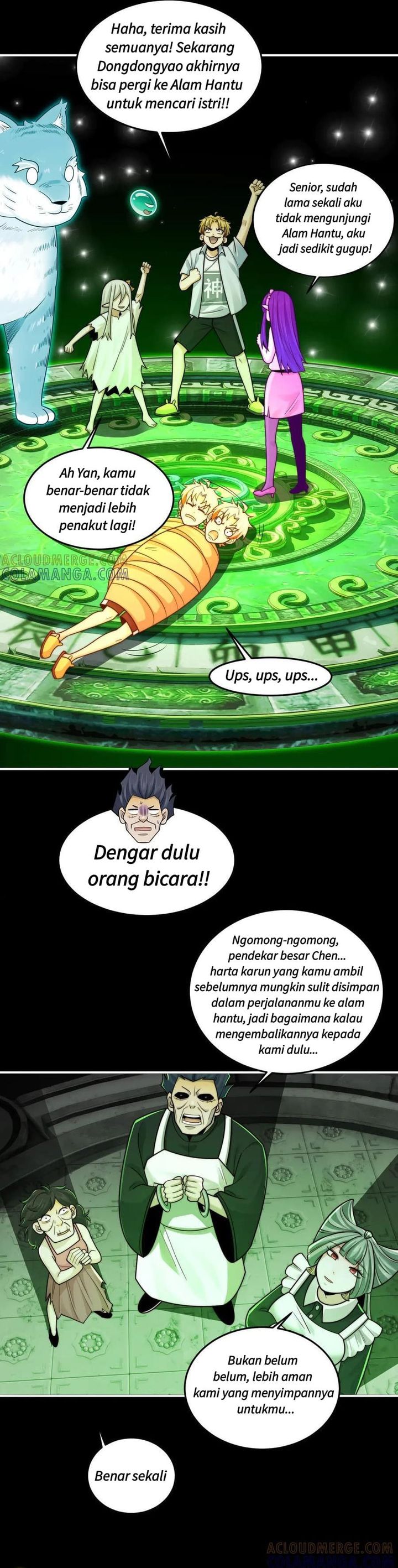 Halaman 14 dari In the Face of Mental Illness Ghosts Are Nothing Chapter 145