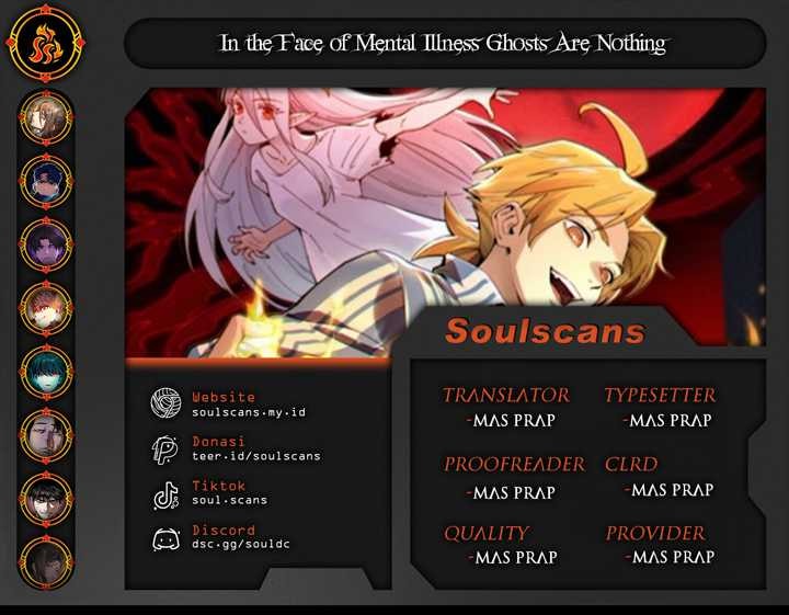 Halaman 1 dari In the Face of Mental Illness Ghosts Are Nothing Chapter 45
