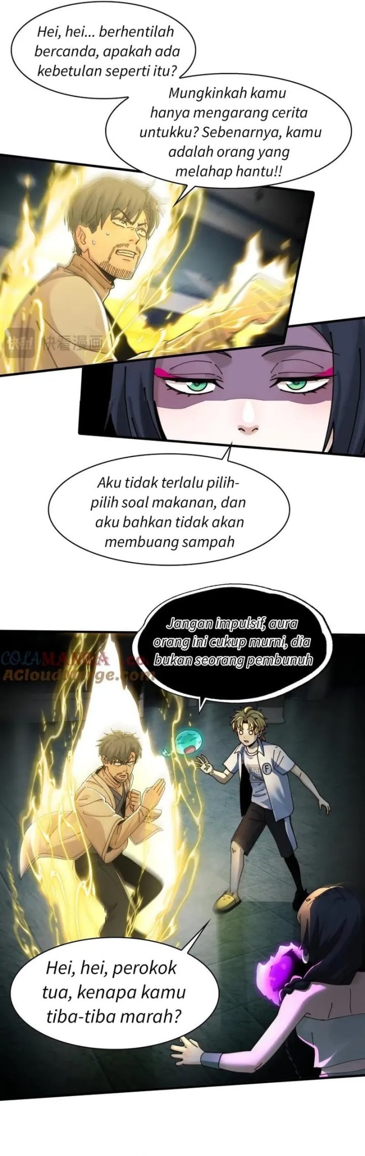 Halaman 5 dari In the Face of Mental Illness Ghosts Are Nothing Chapter 95