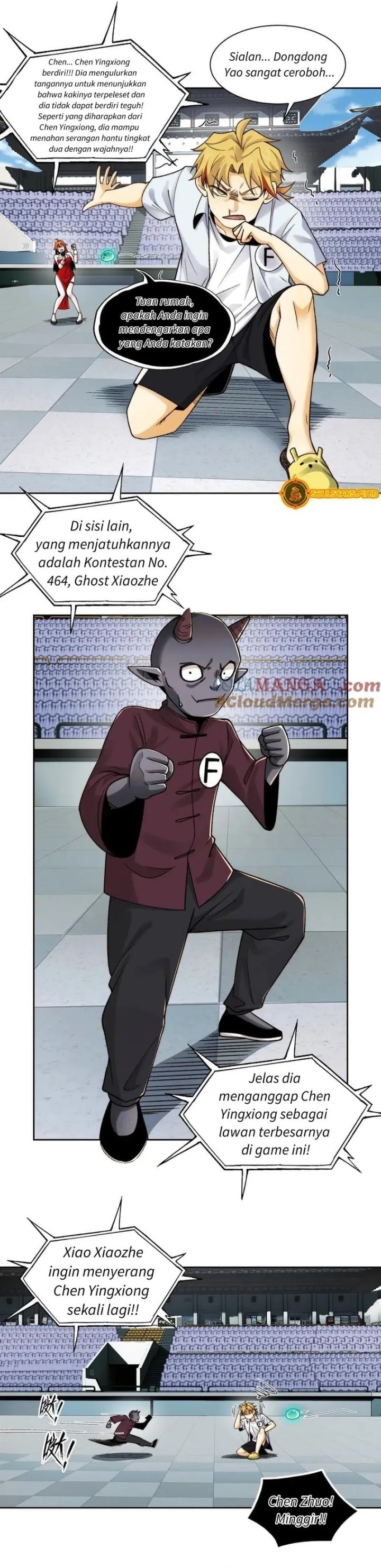 Halaman 2 dari In the Face of Mental Illness Ghosts Are Nothing Chapter 96