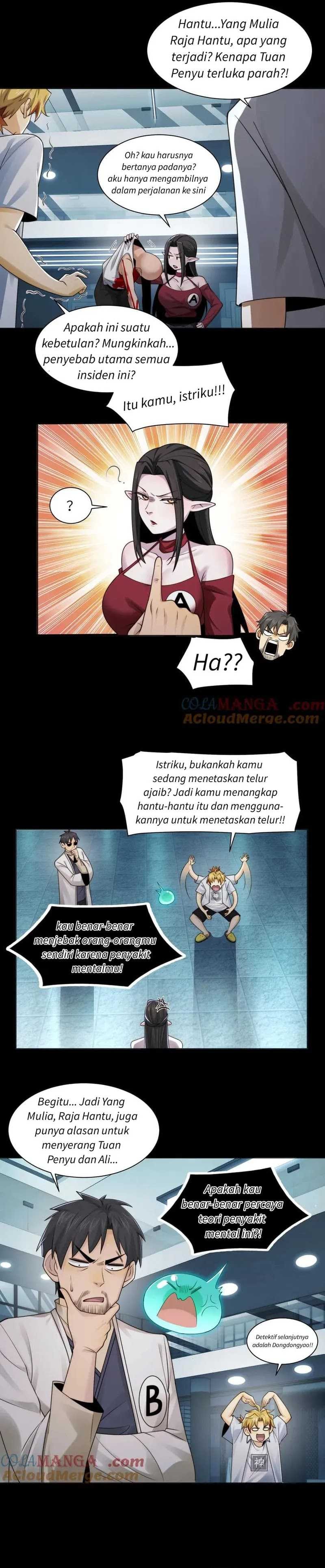 Halaman 8 dari In the Face of Mental Illness Ghosts Are Nothing Chapter 98