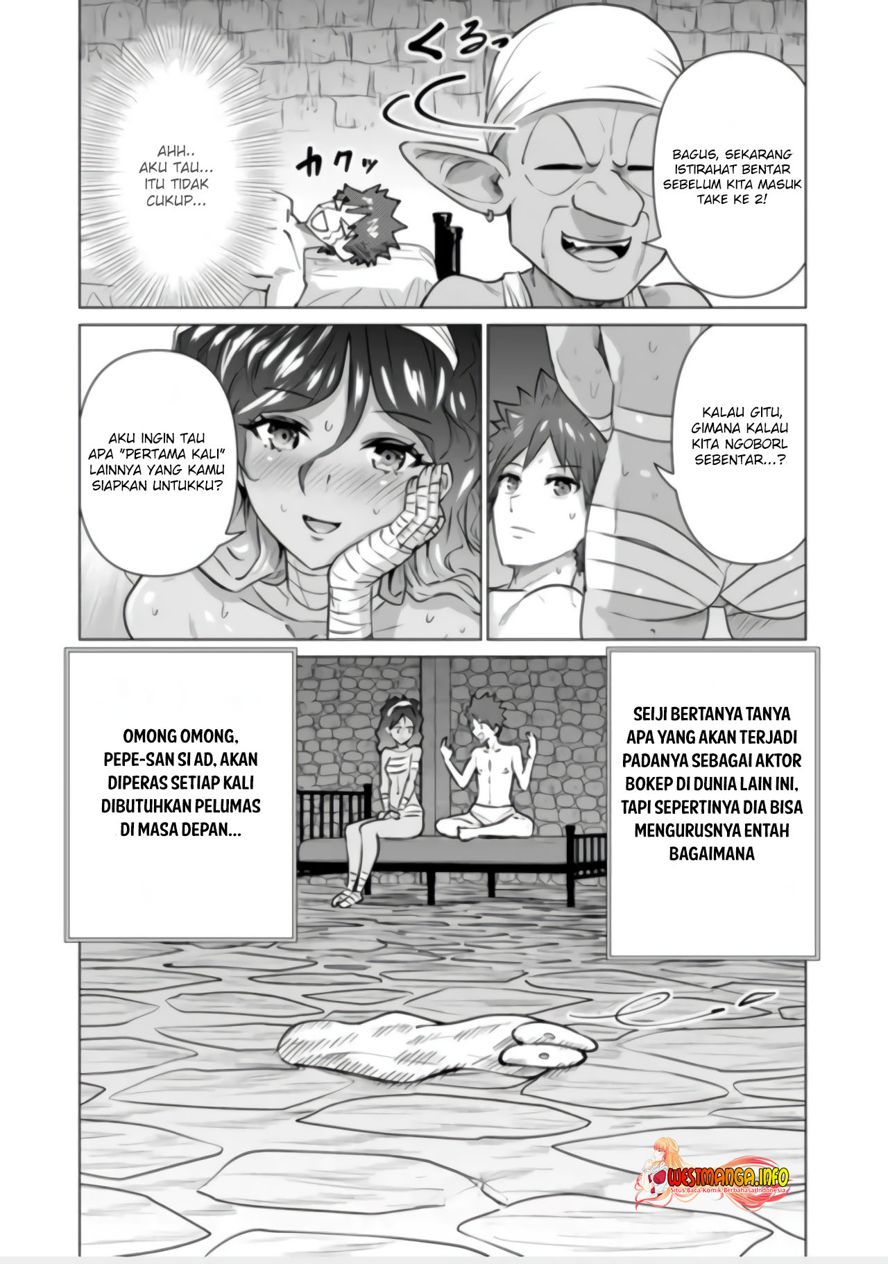 Halaman 32 dari Isekai Danyuu ~Shiru Danyuu ga Isekai Tensei shite Ero Chishiki Furu Katsuyo de Musou Danyuu ni naru Hanashi~ Chapter 2