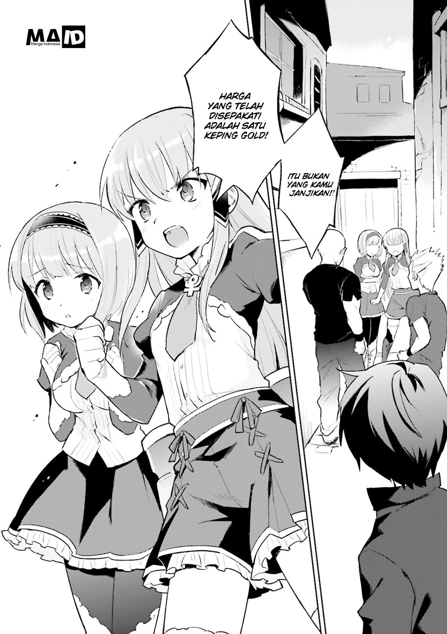 Halaman 20 dari Isekai wa Smartphone to Tomo ni. Chapter 1