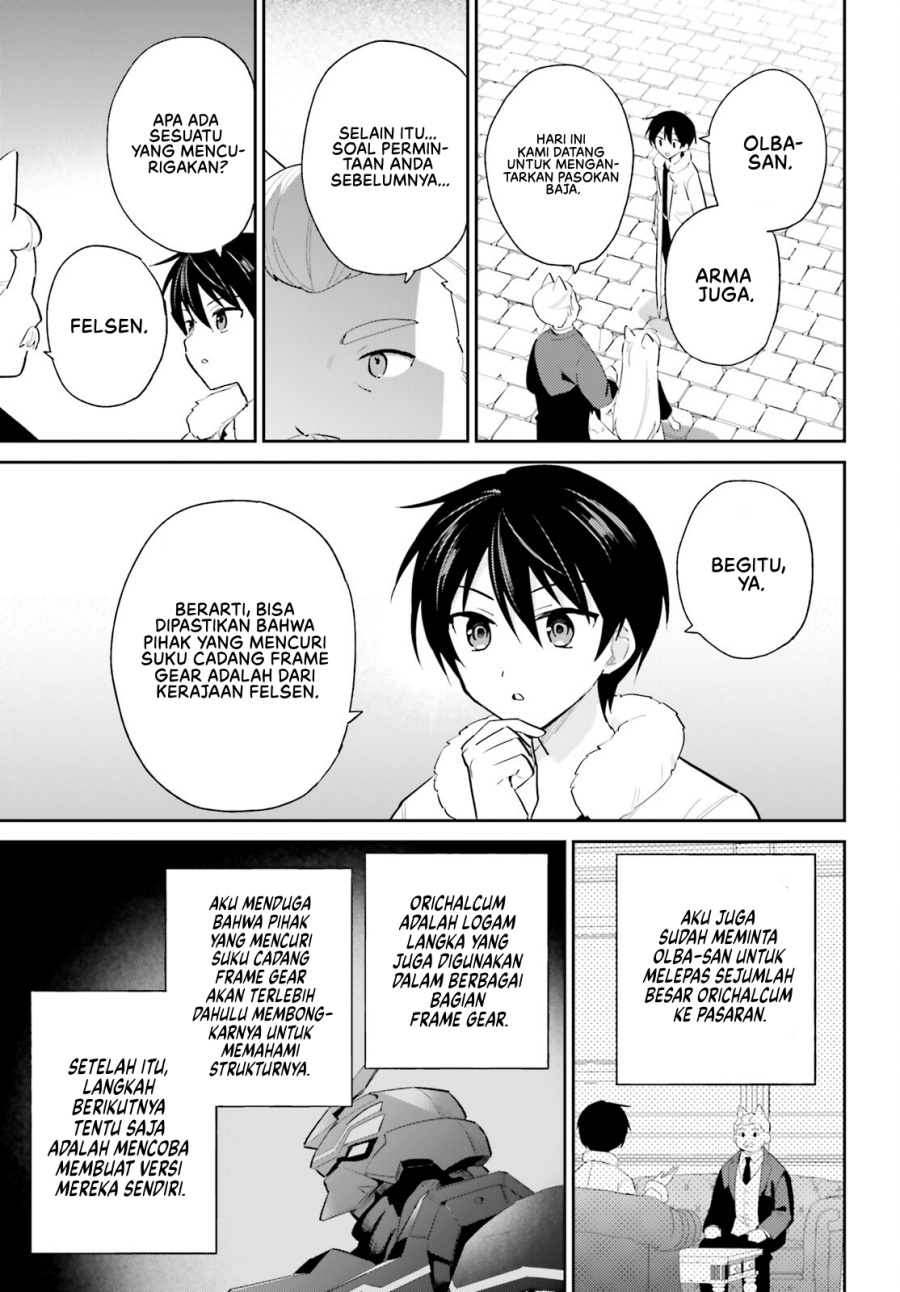 Halaman 14 dari Isekai wa Smartphone to Tomo ni. Chapter 104