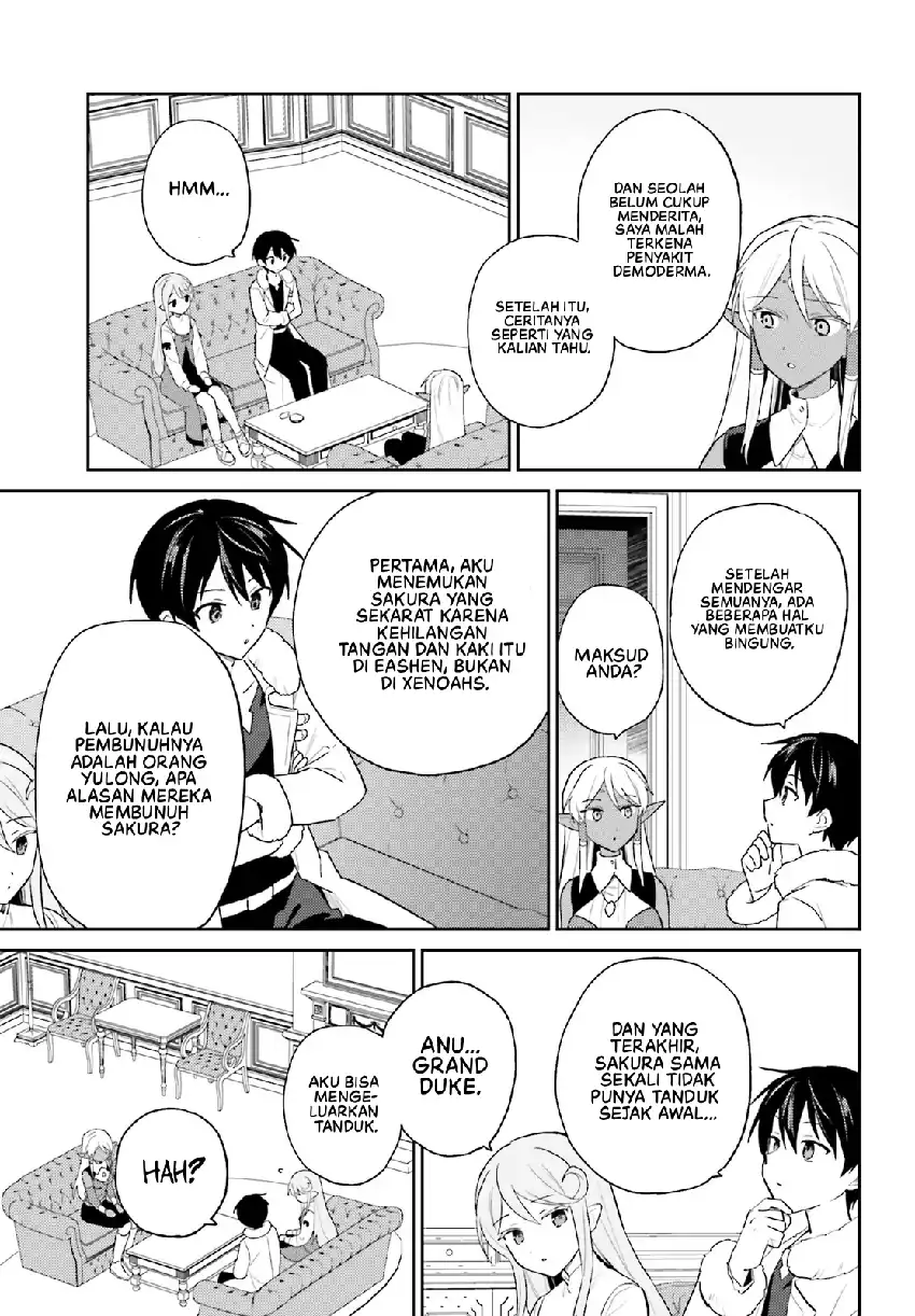 Halaman 14 dari Isekai wa Smartphone to Tomo ni. Chapter 110