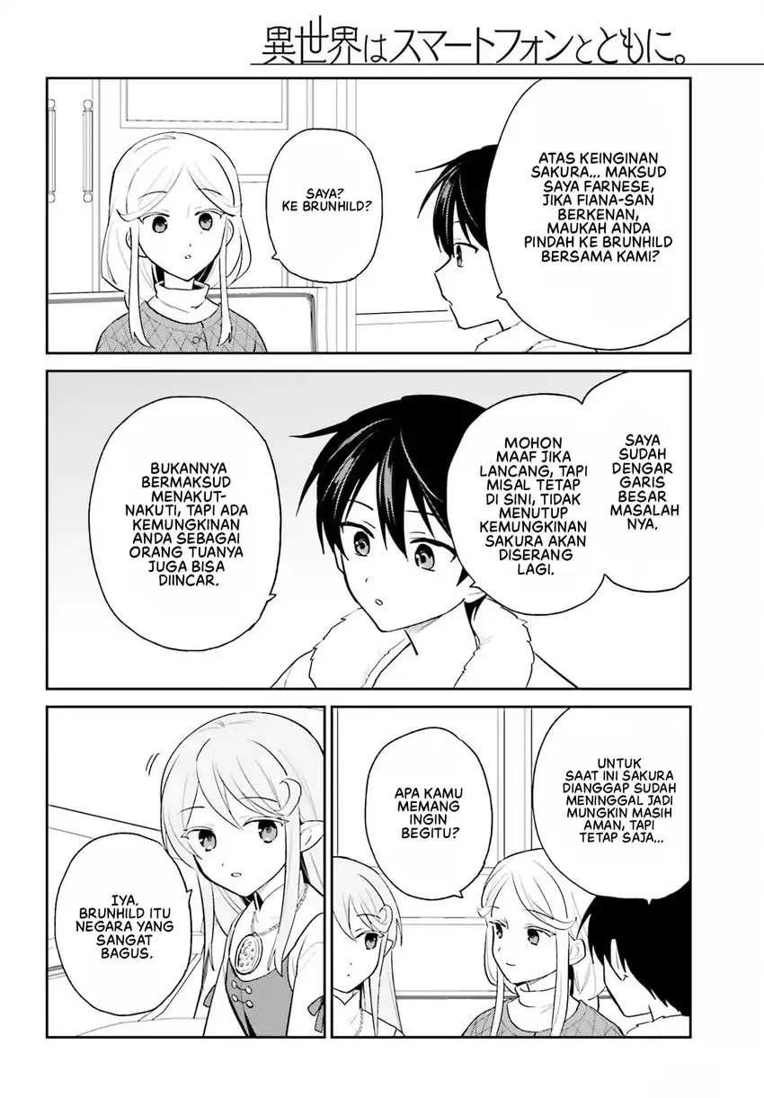 Halaman 10 dari Isekai wa Smartphone to Tomo ni. Chapter 111