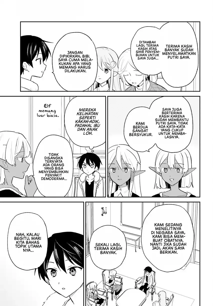 Halaman 9 dari Isekai wa Smartphone to Tomo ni. Chapter 111