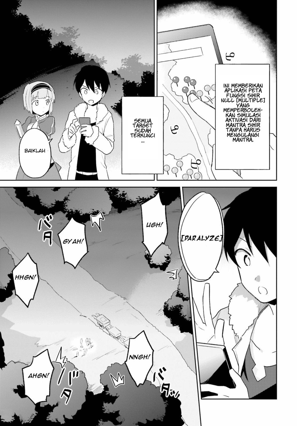 Halaman 9 dari Isekai wa Smartphone to Tomo ni. Chapter 17
