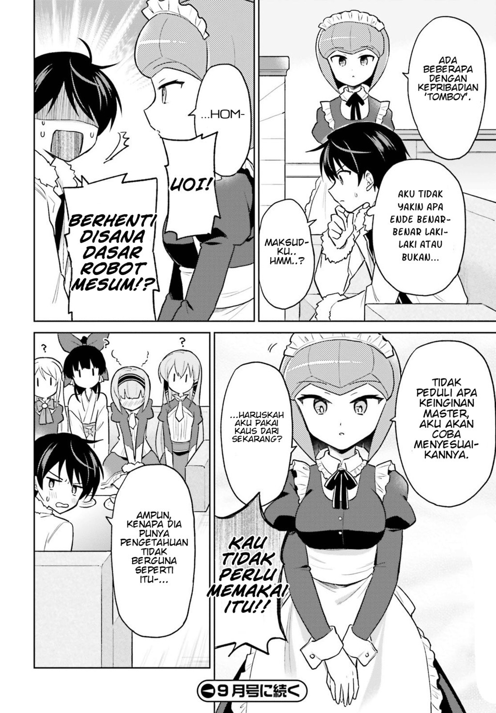 Halaman 30 dari Isekai wa Smartphone to Tomo ni. Chapter 33