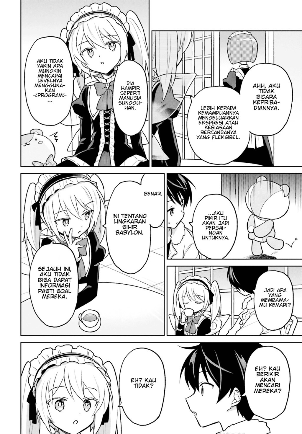 Halaman 4 dari Isekai wa Smartphone to Tomo ni. Chapter 35