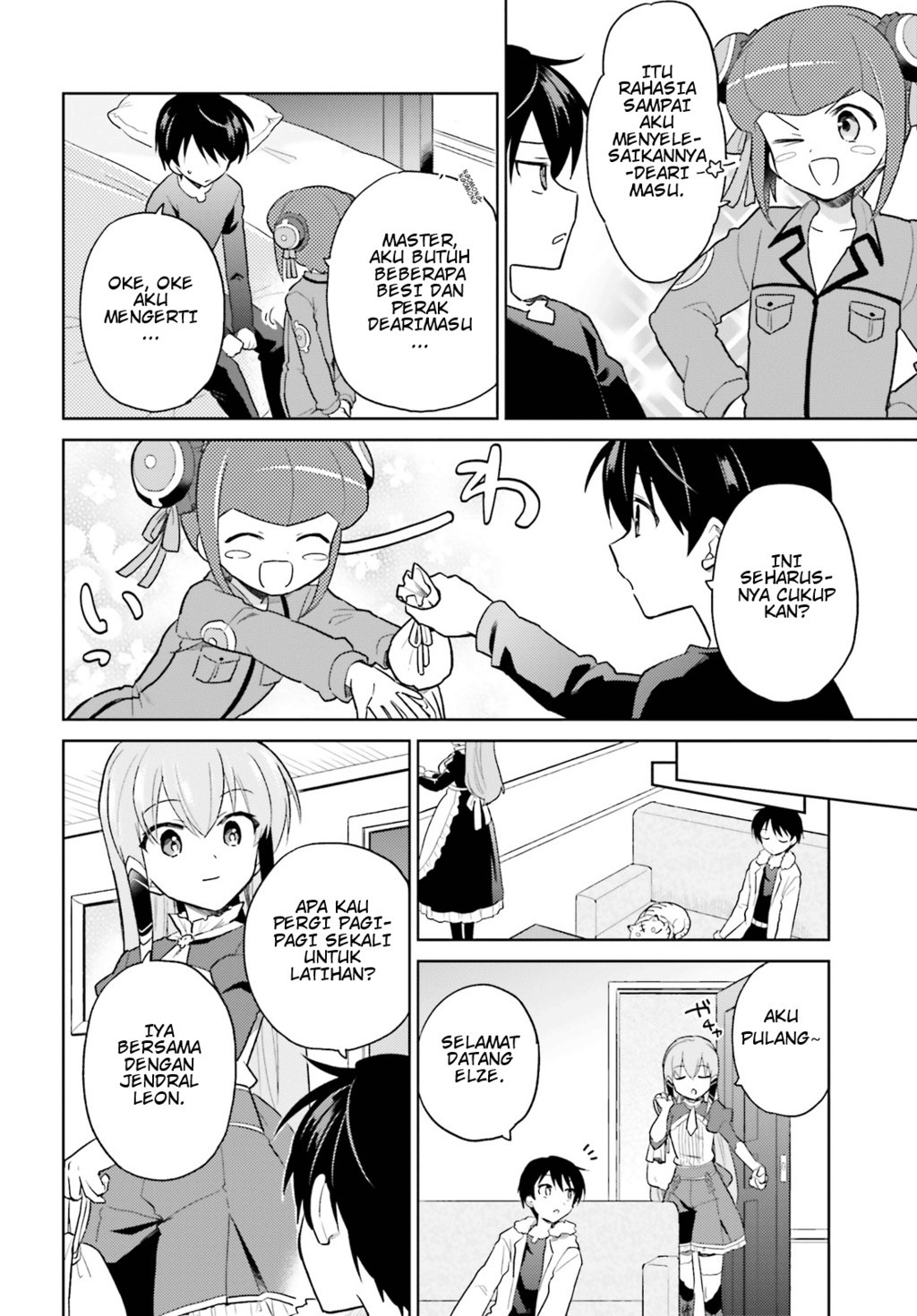 Halaman 14 dari Isekai wa Smartphone to Tomo ni. Chapter 39