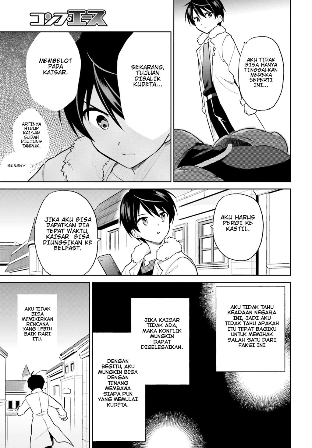 Halaman 8 dari Isekai wa Smartphone to Tomo ni. Chapter 40