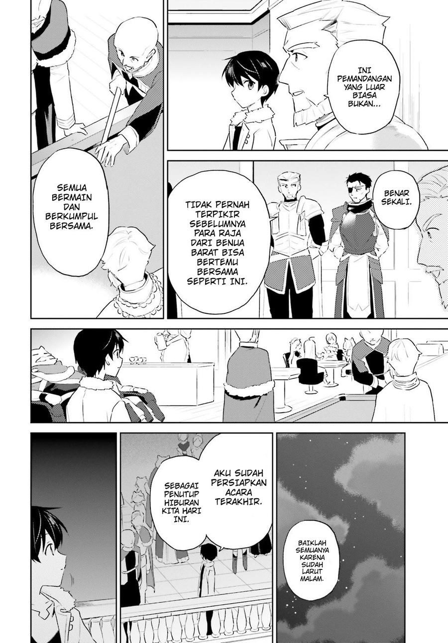 Halaman 21 dari Isekai wa Smartphone to Tomo ni. Chapter 48