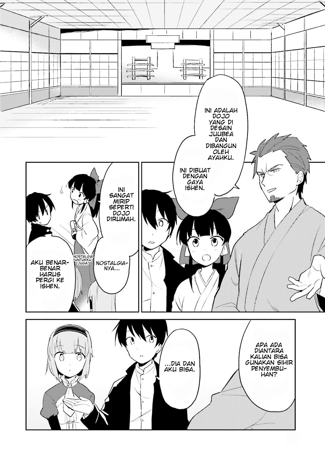 Halaman 8 dari Isekai wa Smartphone to Tomo ni. Chapter 5