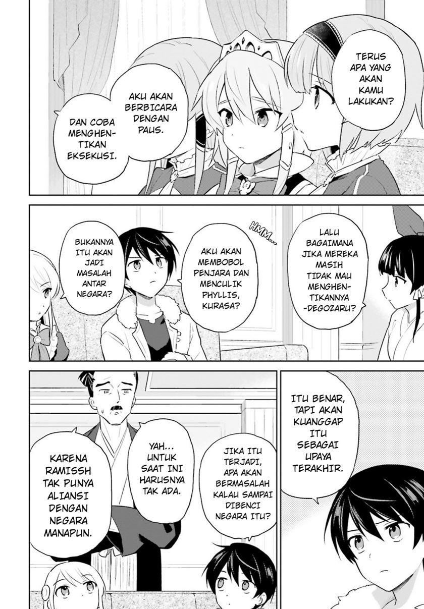 Halaman 13 dari Isekai wa Smartphone to Tomo ni. Chapter 53