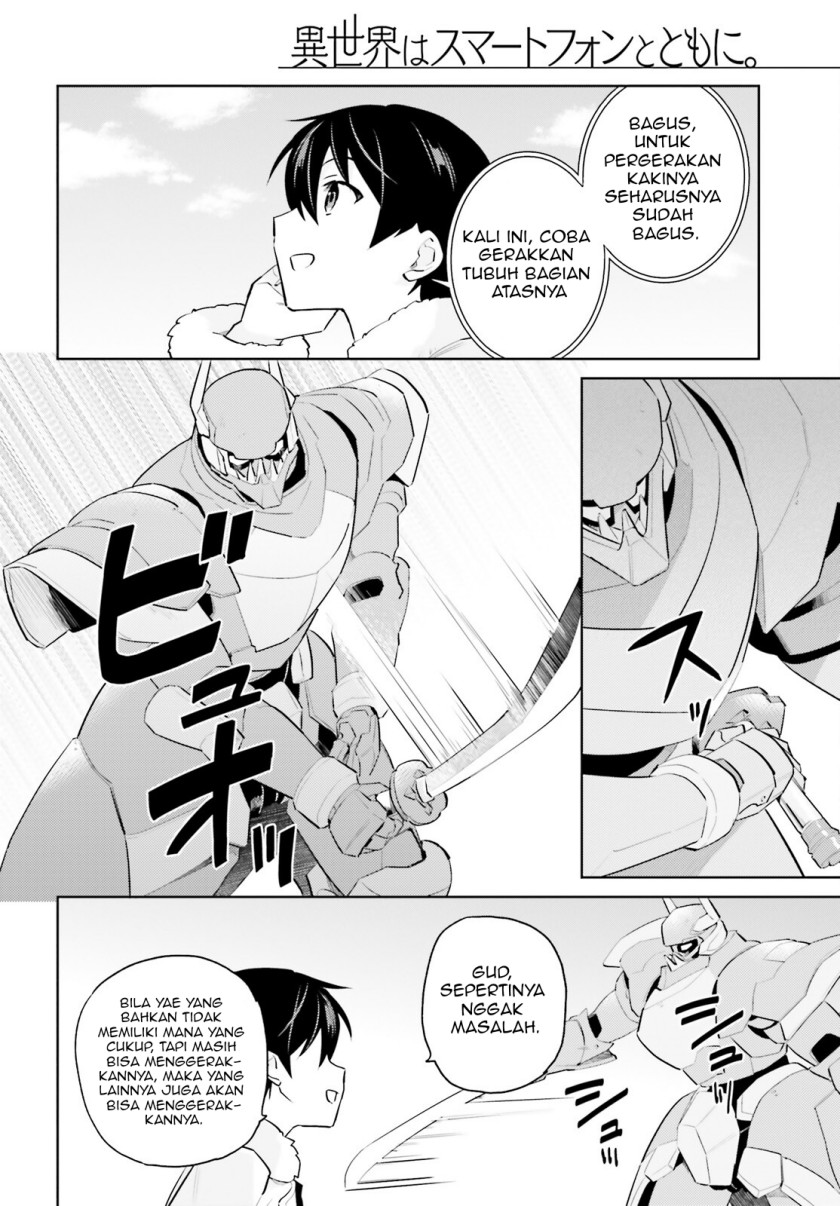 Halaman 10 dari Isekai wa Smartphone to Tomo ni. Chapter 68