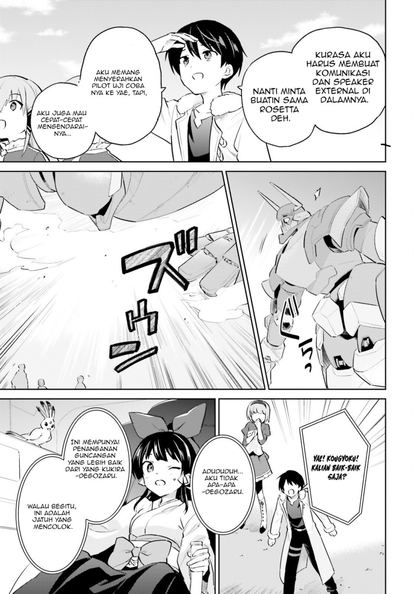 Halaman 11 dari Isekai wa Smartphone to Tomo ni. Chapter 68