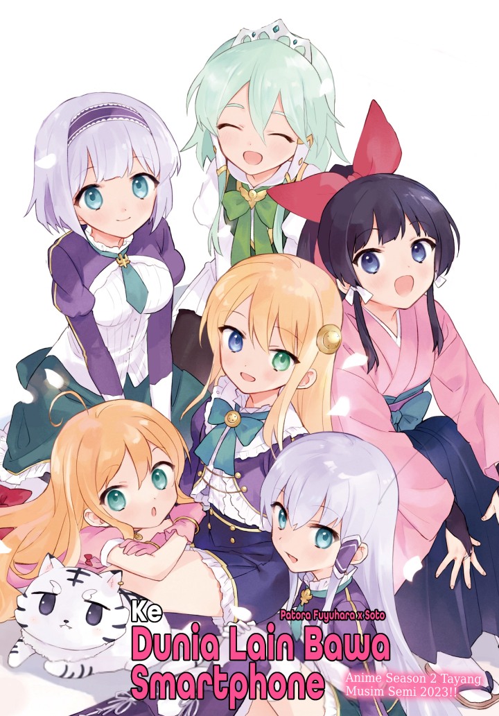 Halaman 2 dari Isekai wa Smartphone to Tomo ni. Chapter 70