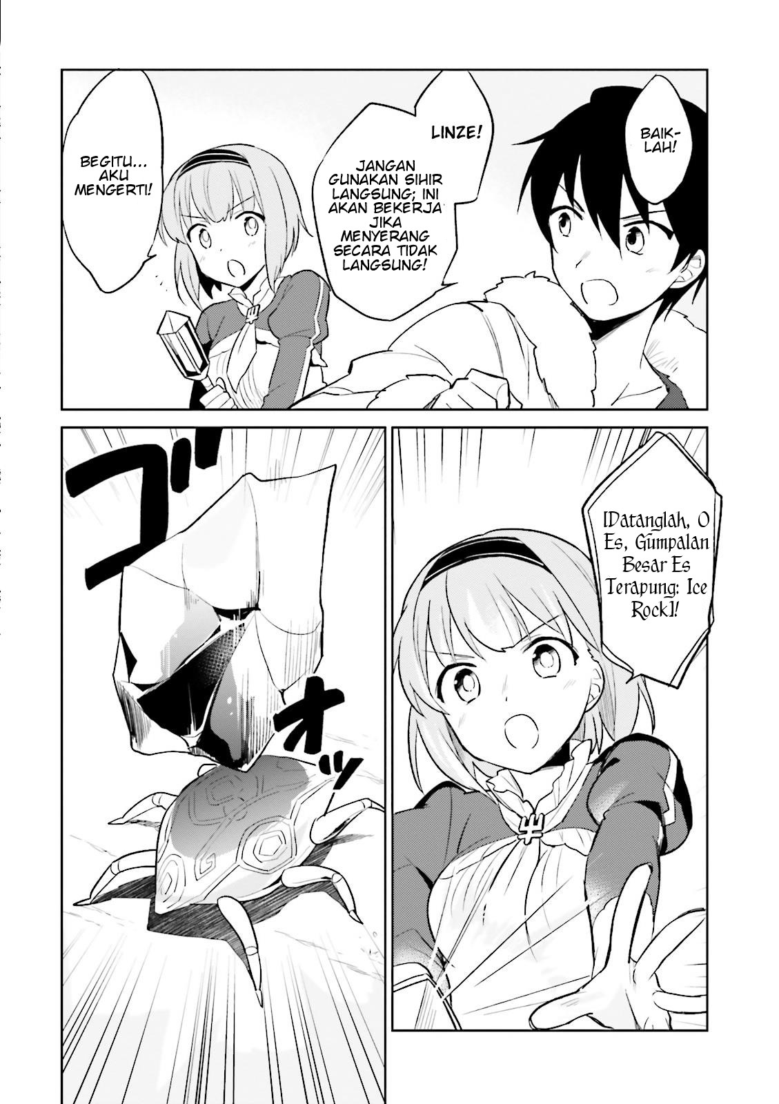 Halaman 16 dari Isekai wa Smartphone to Tomo ni. Chapter 8